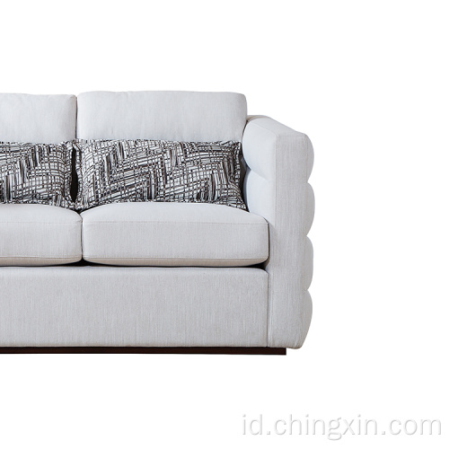 Kain Modern Sectional Sofa Set Kesopanan Sofa Furniture